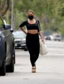 Addison Rae Booty, Leaving a Pilates Class in West Hollywood