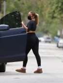 Addison Rae Booty, Leaving a Pilates Class in West Hollywood