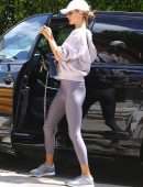 Alessandra Ambrosio Booty, Arriving to Workout in Los Angeles