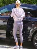 Alessandra Ambrosio Booty, Arriving to Workout in Los Angeles