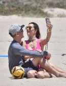 Alessandra Ambrosio Booty, Playing Beach Volleyball in Santa Monica