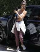 Alessandra Ambrosio and Ludi Delfino Leaving a Workout in West Hollywood