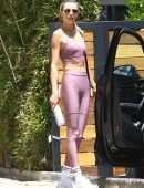 Alessandra Ambrosio and Ludi Delfino Leaving a Workout in West Hollywood