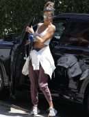 Alessandra Ambrosio and Ludi Delfino Leaving a Workout in West Hollywood