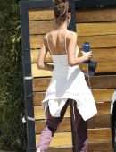 Alessandra Ambrosio and Ludi Delfino Leaving a Workout in West Hollywood