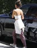 Alessandra Ambrosio and Ludi Delfino Leaving a Workout in West Hollywood