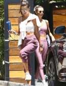 Alessandra Ambrosio and Ludi Delfino Leaving a Workout in West Hollywood