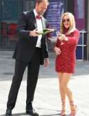 Amanda Holden Leggy at Global House in London