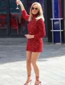 Amanda Holden Leggy at Global House in London