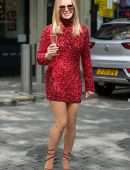 Amanda Holden Leggy at Global House in London
