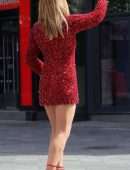 Amanda Holden Leggy at Global House in London