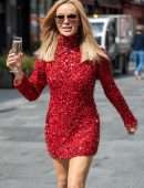 Amanda Holden Leggy at Global House in London