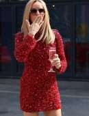 Amanda Holden Leggy at Global House in London