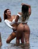 Bella Thorne Booty in a Racy Bikini Photoshoot in Miami