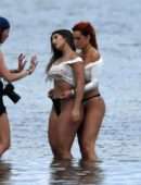 Bella Thorne Booty in a Racy Bikini Photoshoot in Miami