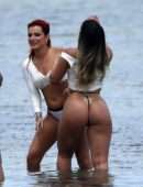 Bella Thorne Booty in a Racy Bikini Photoshoot in Miami