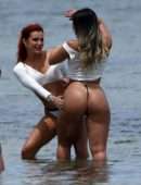 Bella Thorne Booty in a Racy Bikini Photoshoot in Miami