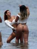 Bella Thorne Booty in a Racy Bikini Photoshoot in Miami