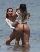 Bella Thorne Booty in a Racy Bikini Photoshoot in Miami