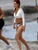 Bella Thorne Booty in a Racy Bikini Photoshoot in Miami