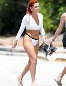 Bella Thorne Booty in a Racy Bikini Photoshoot in Miami