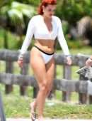 Bella Thorne Booty in a Racy Bikini Photoshoot in Miami