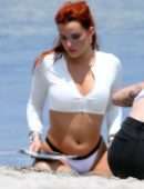 Bella Thorne Booty in a Racy Bikini Photoshoot in Miami