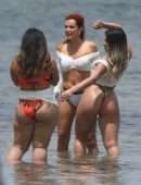 Bella Thorne Booty in a Racy Bikini Photoshoot in Miami