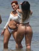 Bella Thorne Booty in a Racy Bikini Photoshoot in Miami