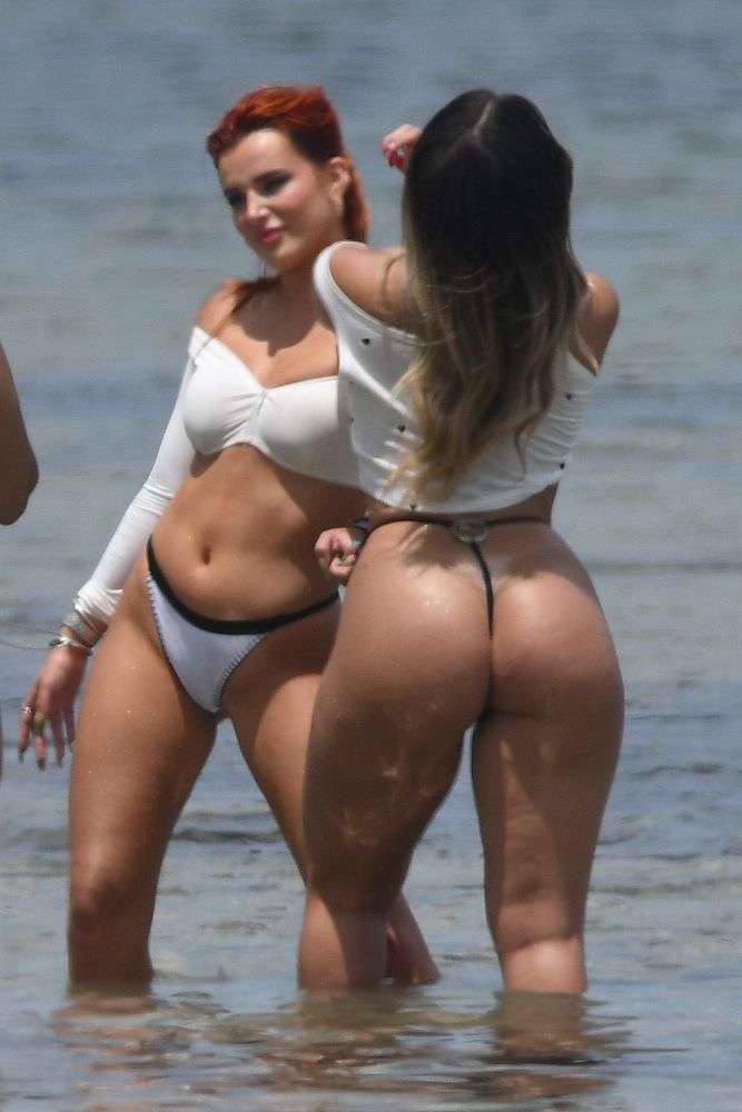 Bella Thorne Booty in a Racy Bikini Photoshoot in Miami