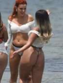 Bella Thorne Booty in a Racy Bikini Photoshoot in Miami