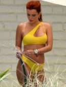 Bella Thorne Flaunts her Stunning Body and Booty in Yellow Bikini in Miami
