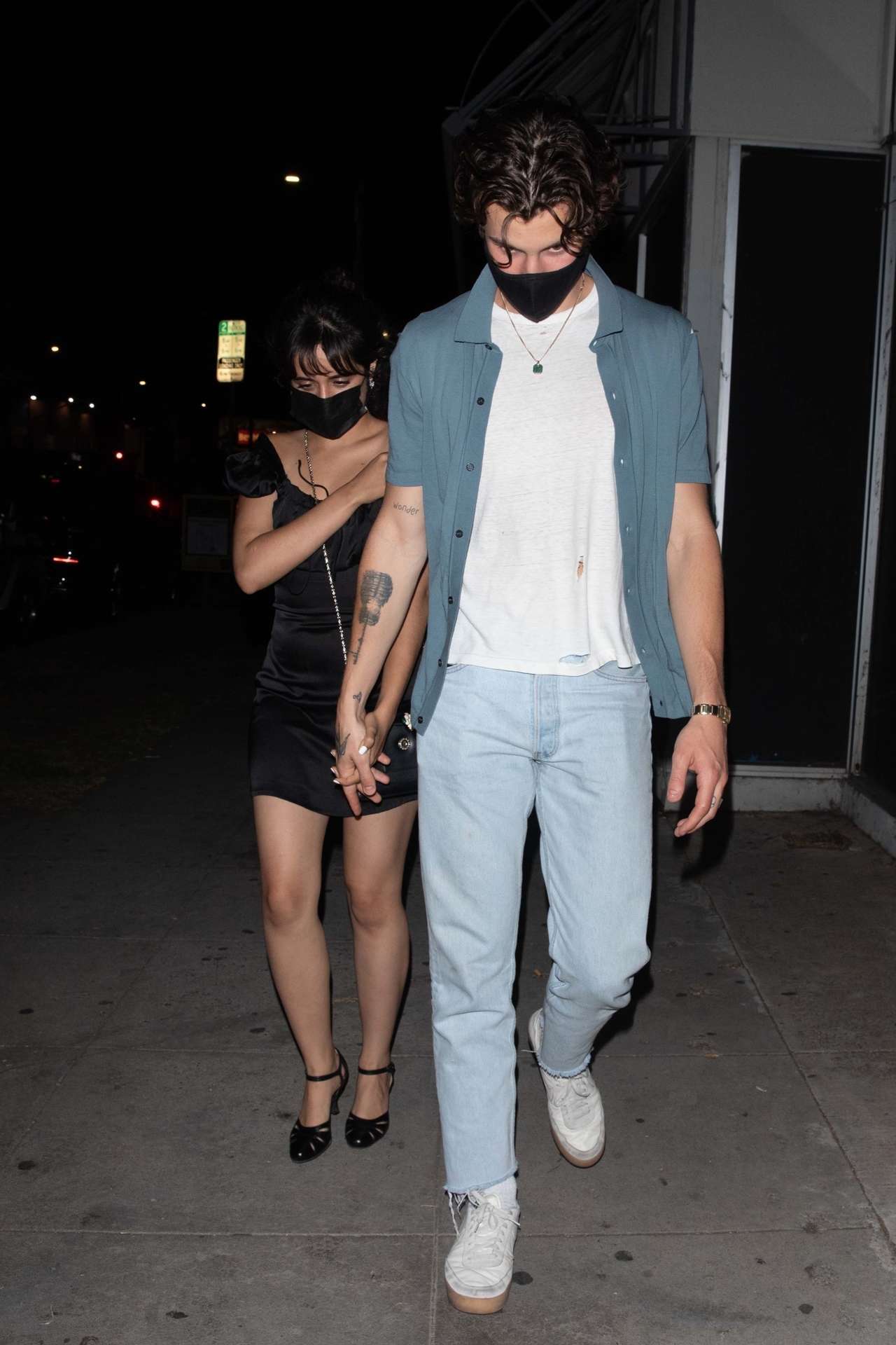 Camila Cabello Leggy, Out for Dinner in LA