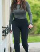 Carol Vorderman Booty, Going to Gym in Bristol