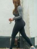 Carol Vorderman Booty, Going to Gym in Bristol