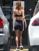 Chantel Jeffries Out at a Juice Shop Following a Workout in West Hollywood