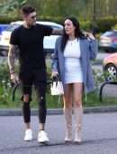 Charlotte Crosby Pokies and Kiss at The Palm Restaurant in Sunderland
