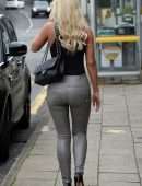 Christine McGuinness Booty Out and About in Liverpool