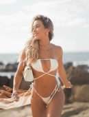 Cindy Prado Booty in a Tiny White Bikini