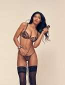 Danielle Herrington Pokies in Frederick’s of Hollywood Lingerie Campaign