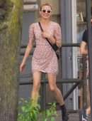 Diane Kruger Leggy, Out with a Friend in NYC