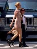 Diane Kruger Leggy, Out with a Friend in NYC