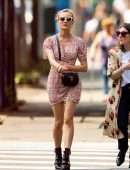 Diane Kruger Leggy, Out with a Friend in NYC