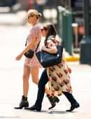 Diane Kruger Leggy, Out with a Friend in NYC