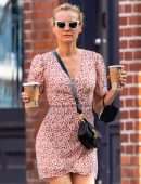 Diane Kruger Leggy, Out with a Friend in NYC