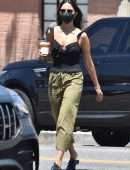 Eiza Gonzalez Outside Alfred's in West Hollywood