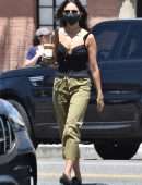 Eiza Gonzalez Outside Alfred's in West Hollywood
