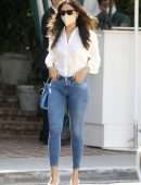 Eiza Gonzalez Booty in Jeans at San Vicente Bungalows in West Hollywood