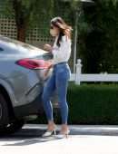 Eiza Gonzalez Booty in Jeans at San Vicente Bungalows in West Hollywood