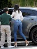 Eiza Gonzalez Booty in Jeans at San Vicente Bungalows in West Hollywood